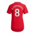 Billige Manchester United Bruno Fernandes #8 Hjemmetrøye Dame 2022-23 Kortermet